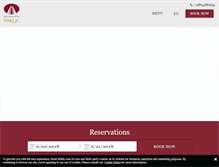 Tablet Screenshot of hotelmiklic.com